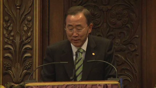 Ban Ki-moon på KU - Summary